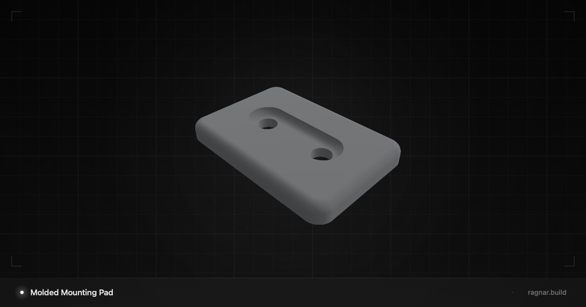 Molded Mounting Pad