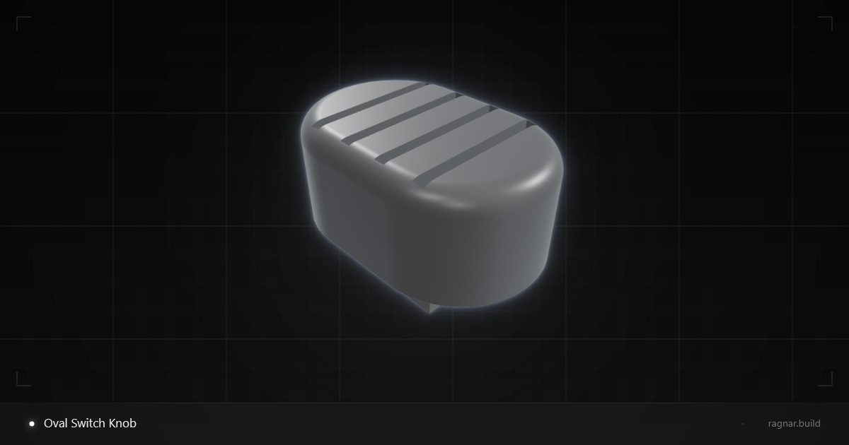 Oval Switch Knob