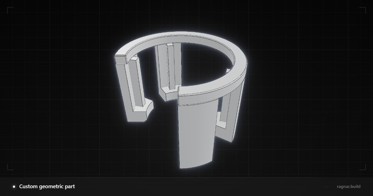 Custom geometric part