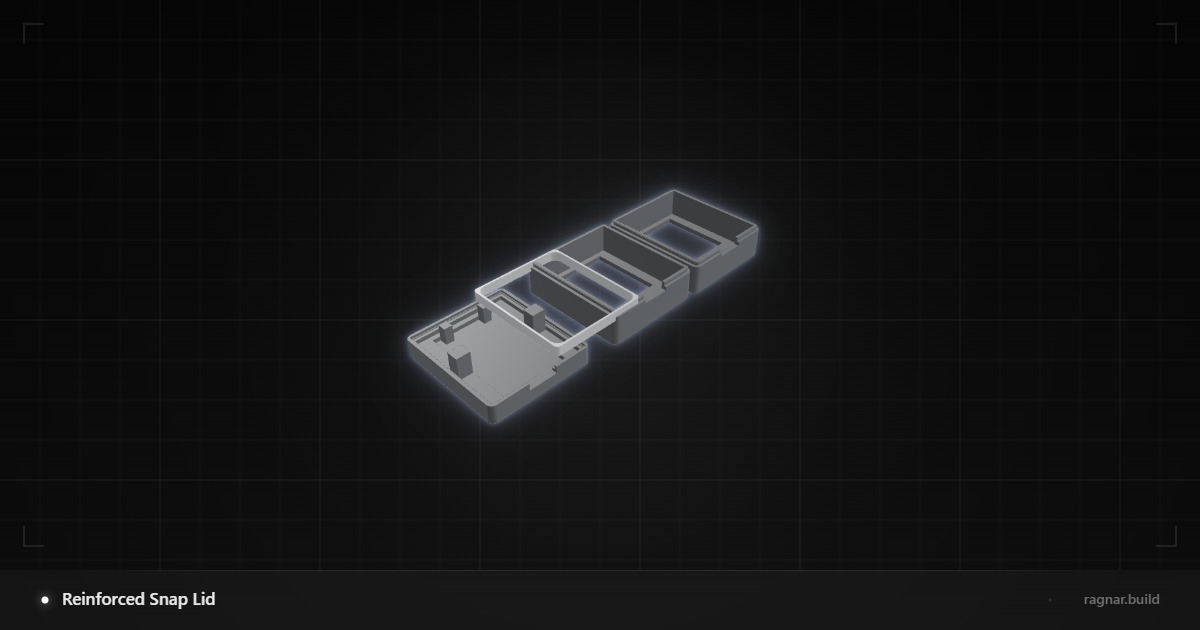 Reinforced Snap Lid
