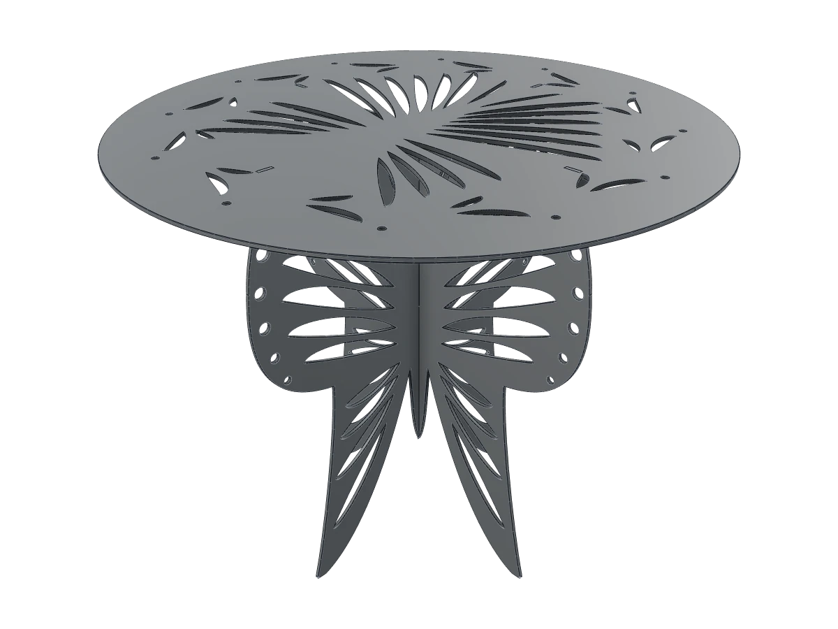 Butterfly Motif Side Table