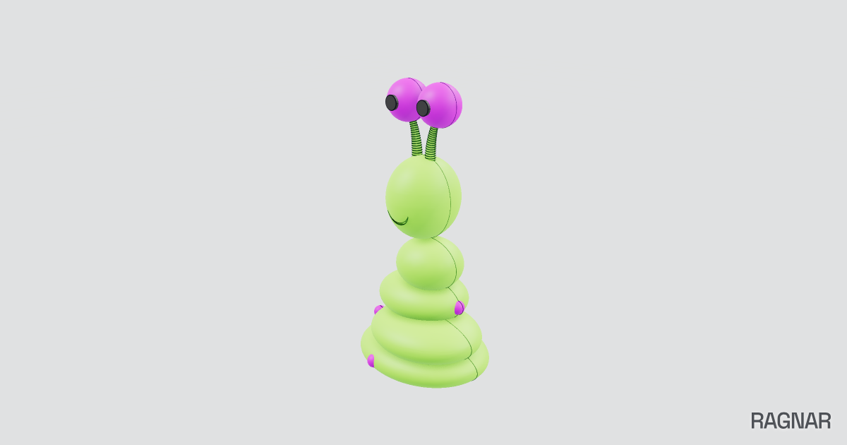 Cartoon Garden Slug