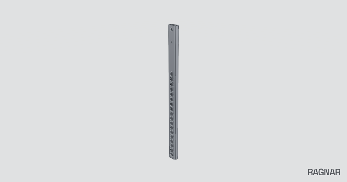 Perforated Rectangular Tube