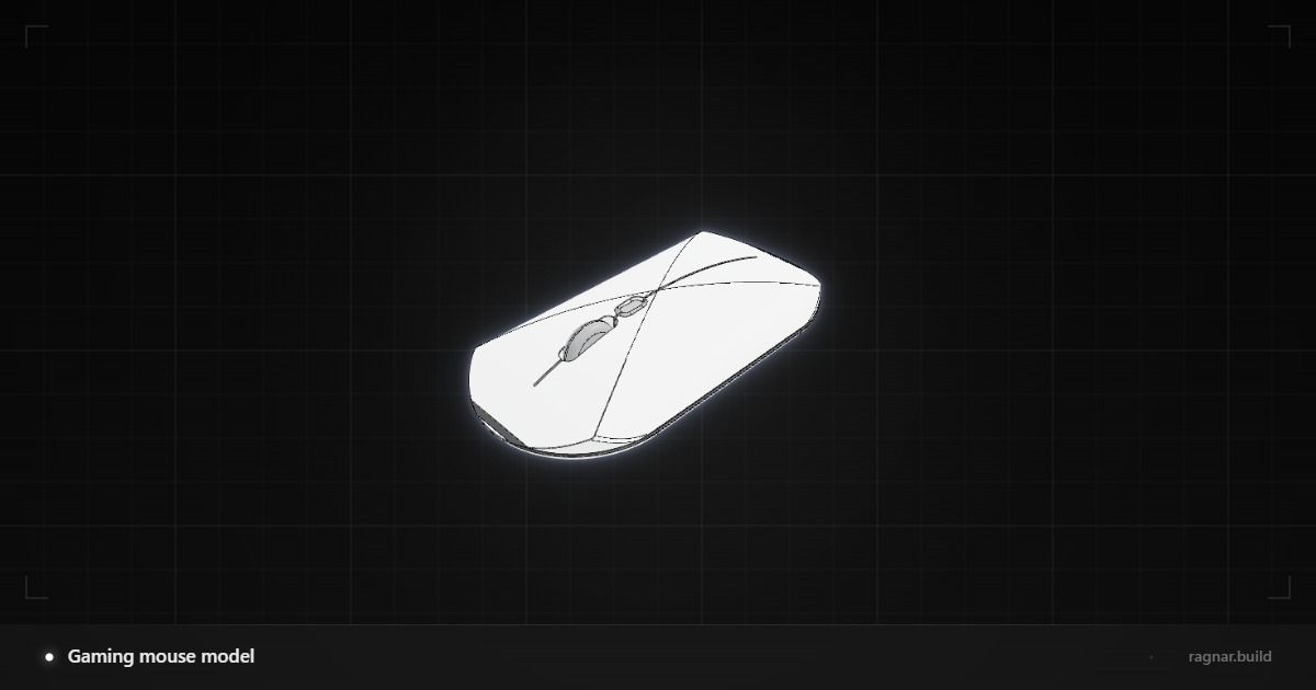 Gaming mouse model