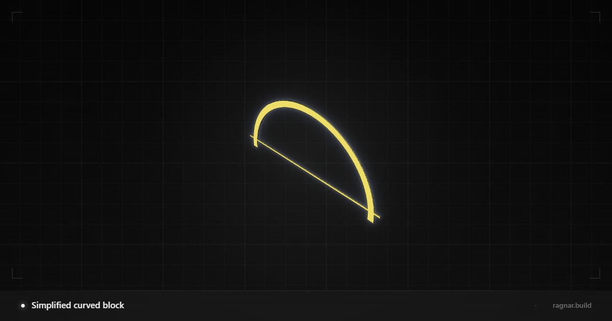 Archway Sign Blank