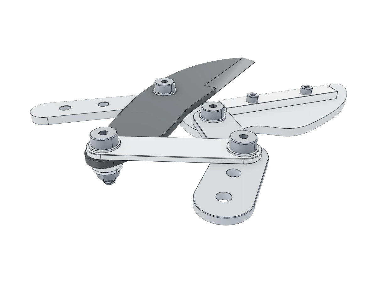 Pruning Shear Mechanism