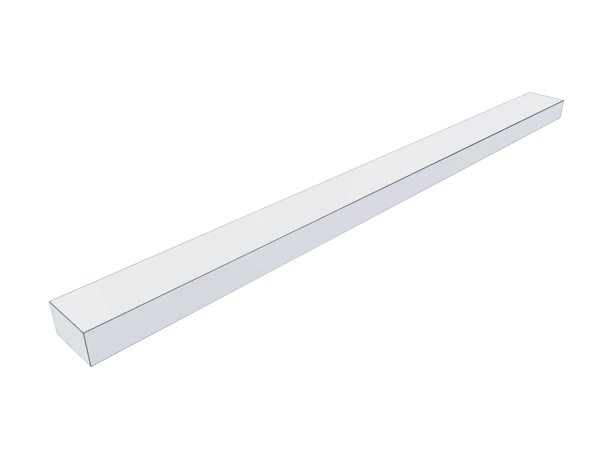 Sloped Rectangular Bar