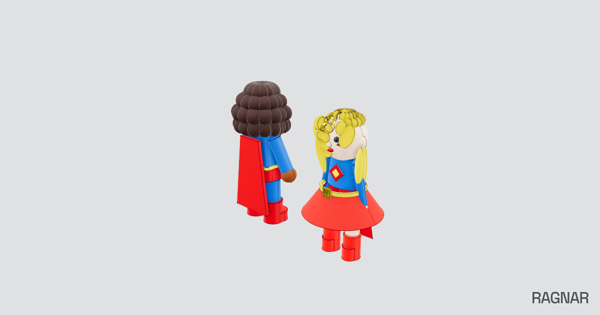 Superhero Dolls Set