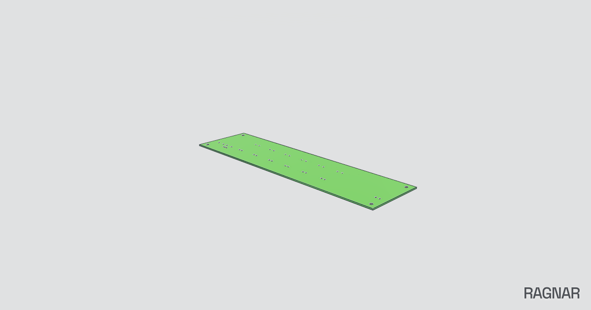 Rectangular PCB Model