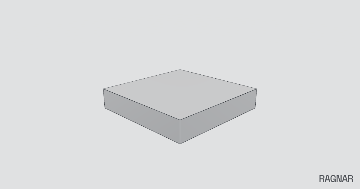 Geometric stone panel