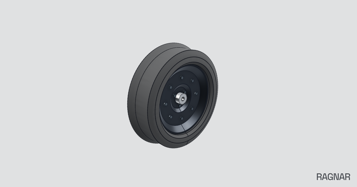 Track gauge wheel