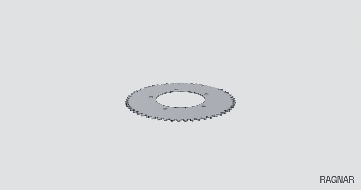 Custom bicycle chainring