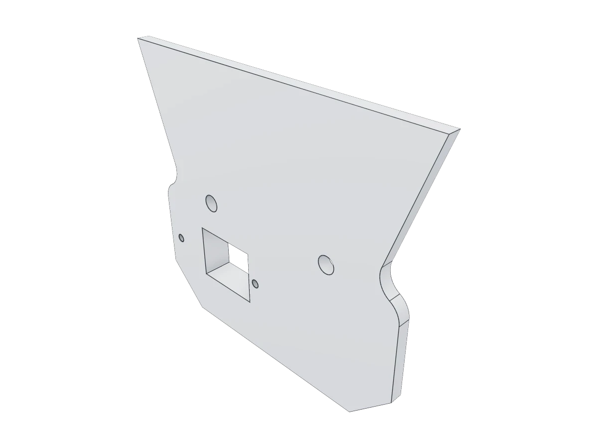 Machined Mounting Back Plate