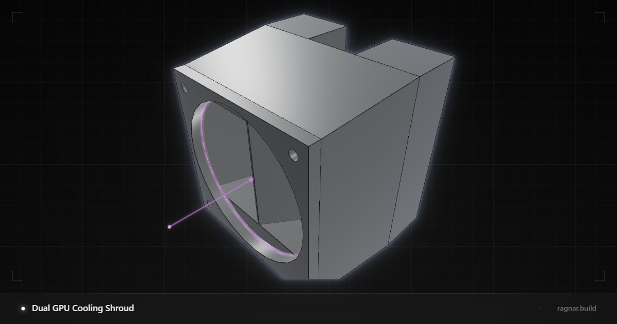 Dual Cooling Shroud