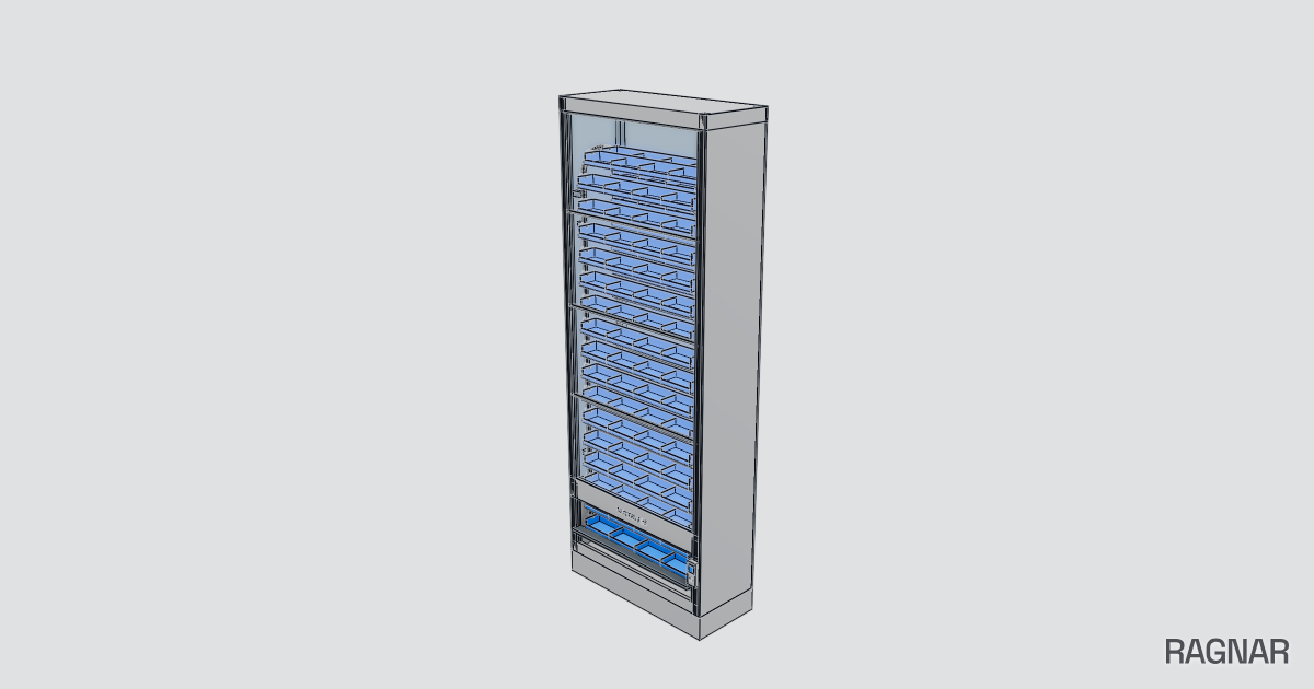 Vertical storage carousel