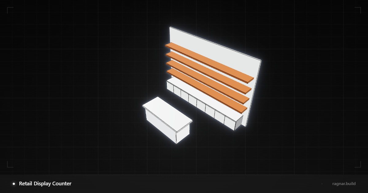 Retail Display Counter
