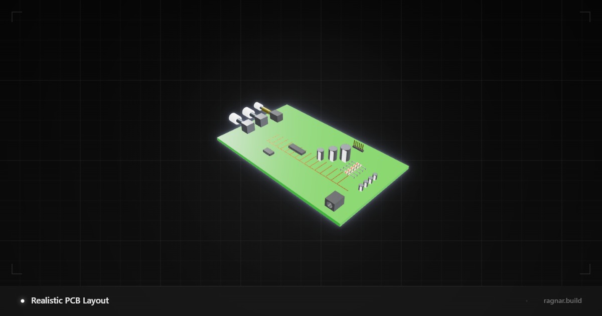 Realistic PCB Layout