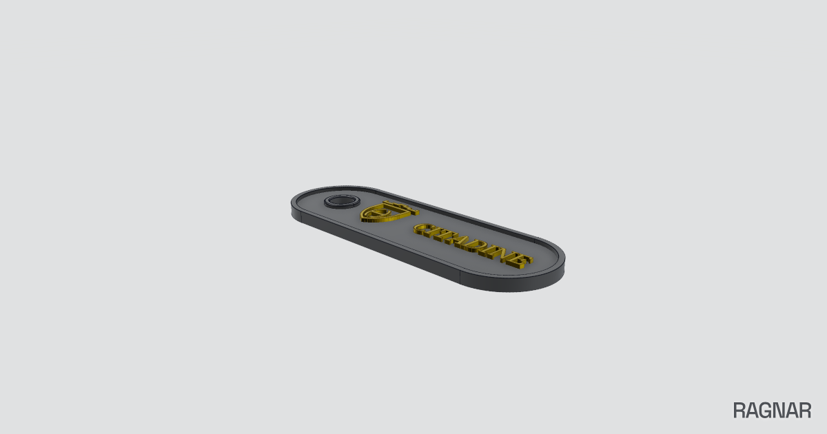 Custom Text Keychain