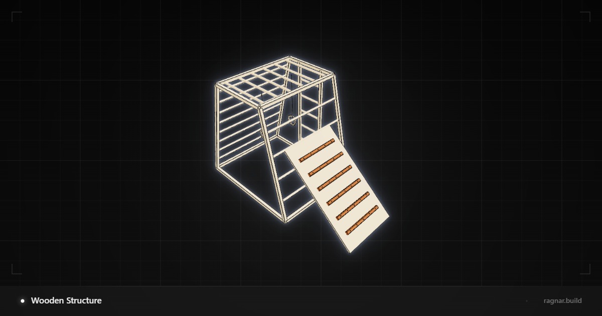 Wooden Jungle Gym