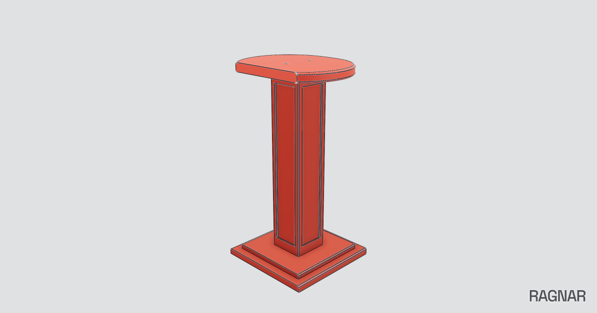 Tall speaker stand