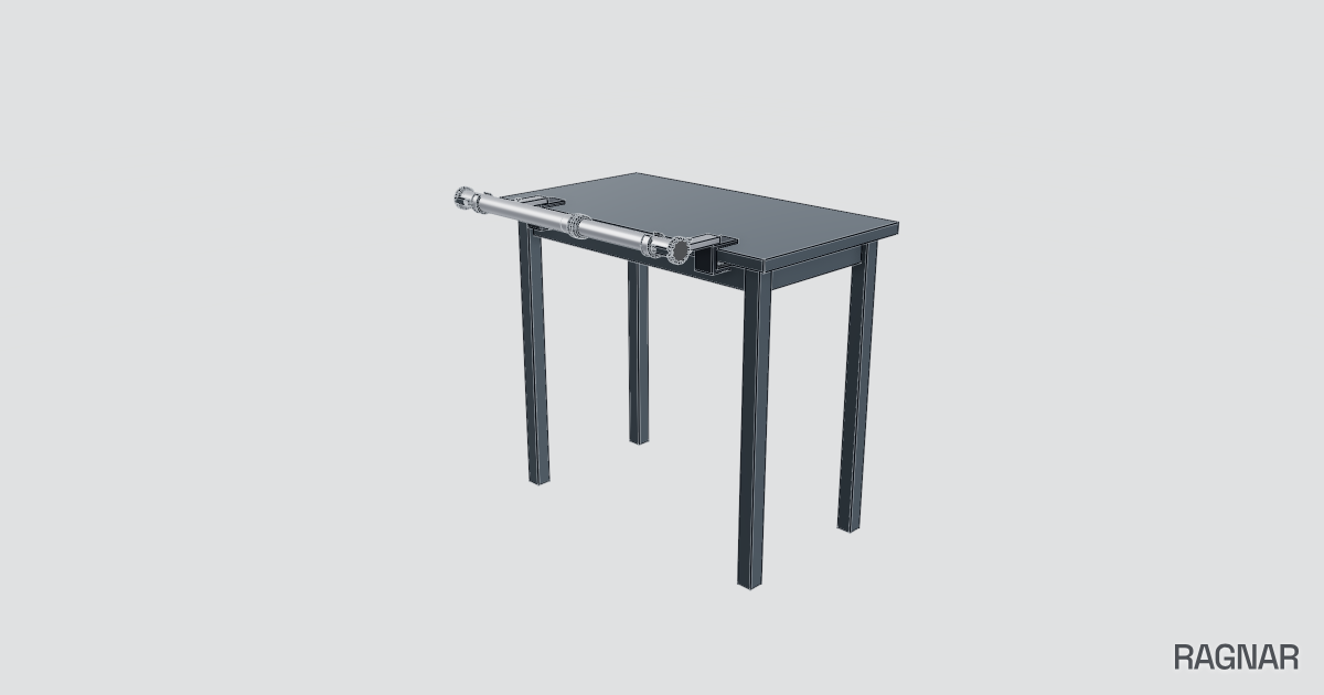 Table-Mounted Telescopic Rail