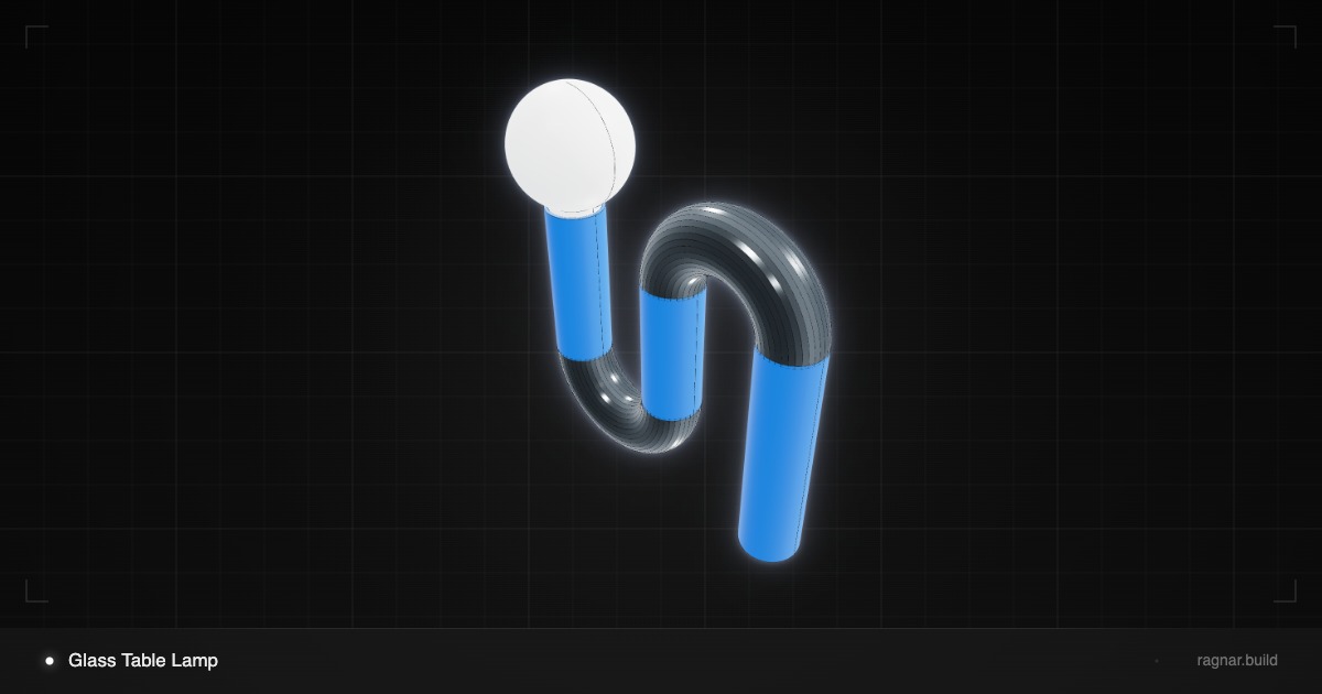 Modern Wavy Desk Lamp