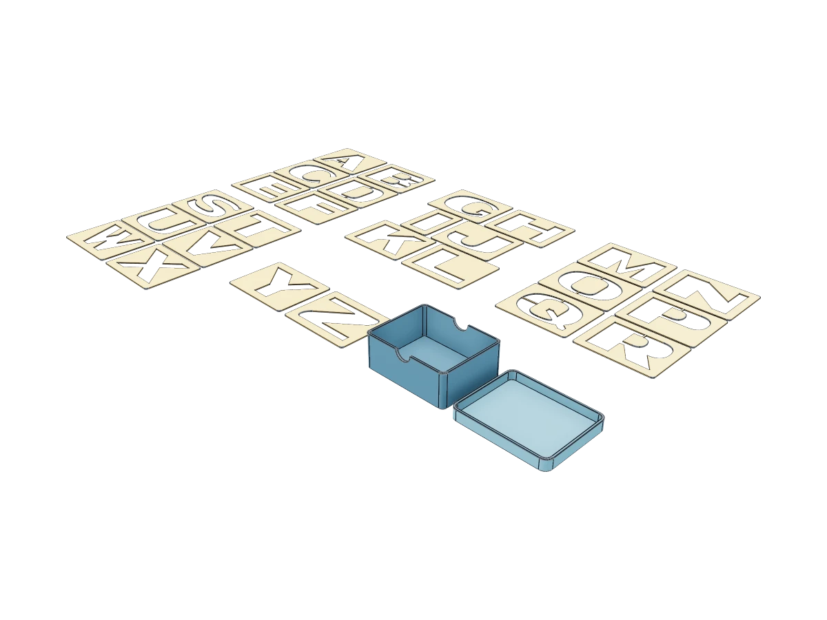 Alphabet Letter Stencils