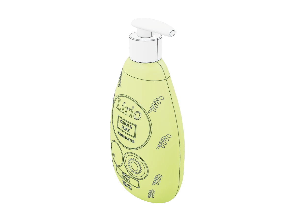 Lirio Soap Bottle Replica