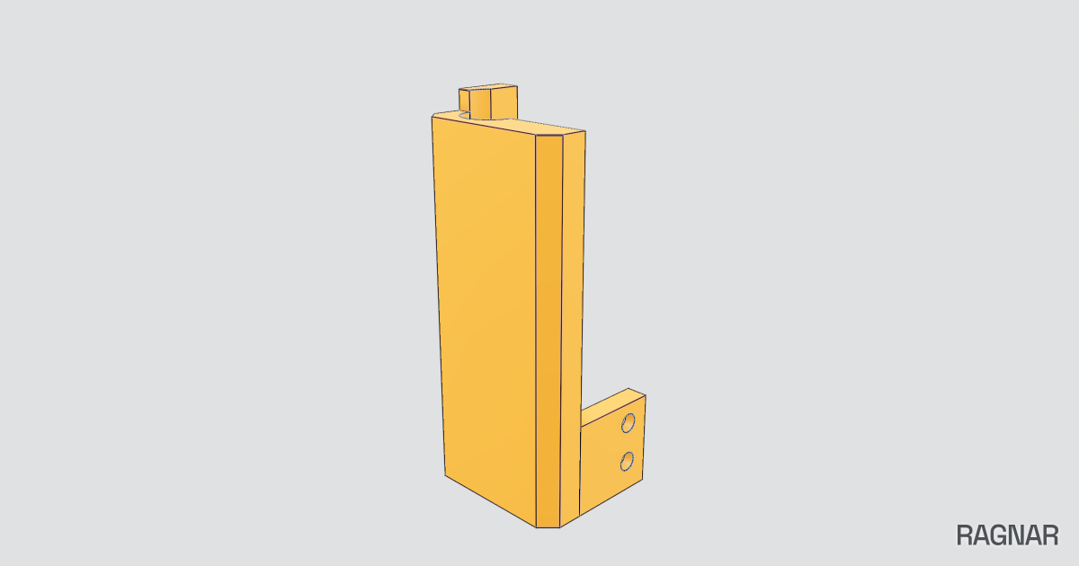 Yellow pen holder