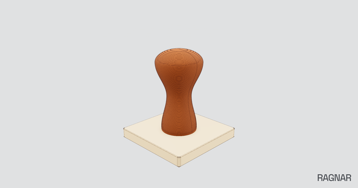 Leather embossing stamp