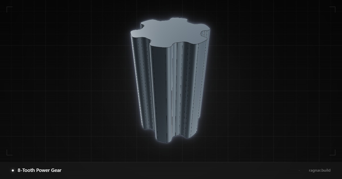 High-Torque Splined Shaft