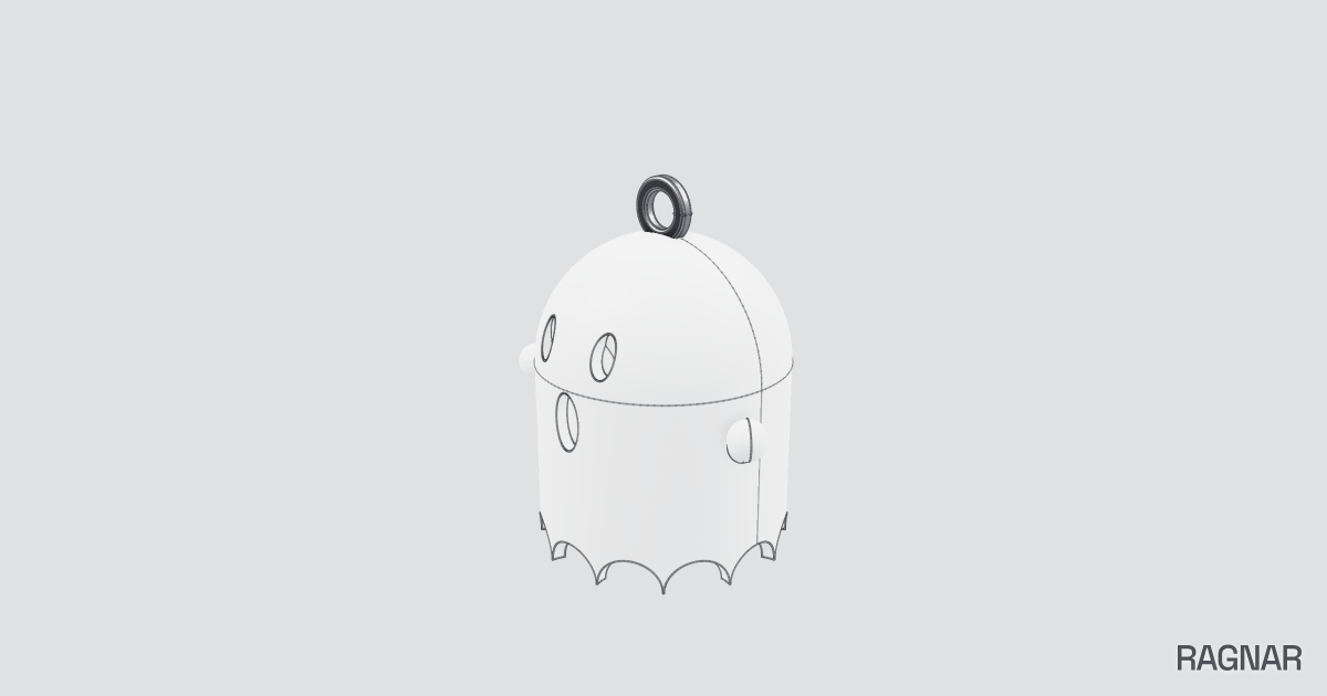 Ghost Keychain