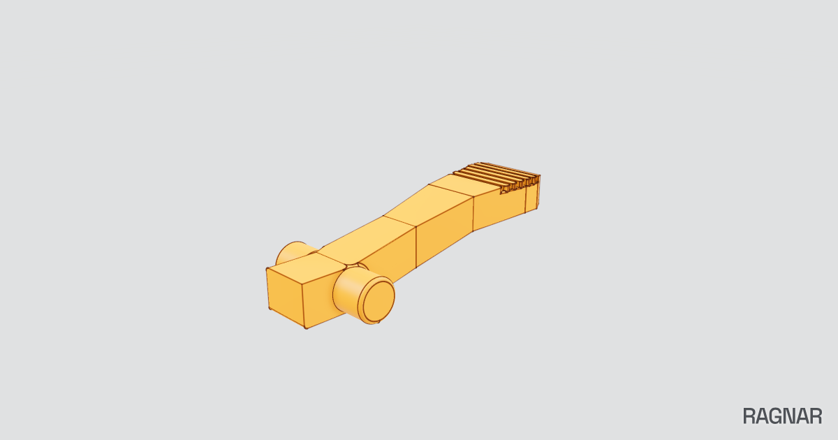 Plastic latch trigger