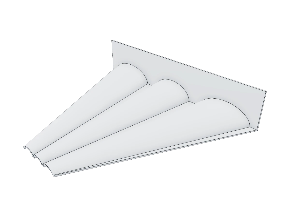 Triple Channel Tapered Sheet