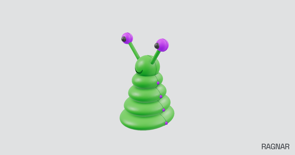 Spotted Toy Alien