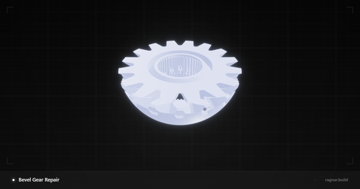 Bevel Gear Repair