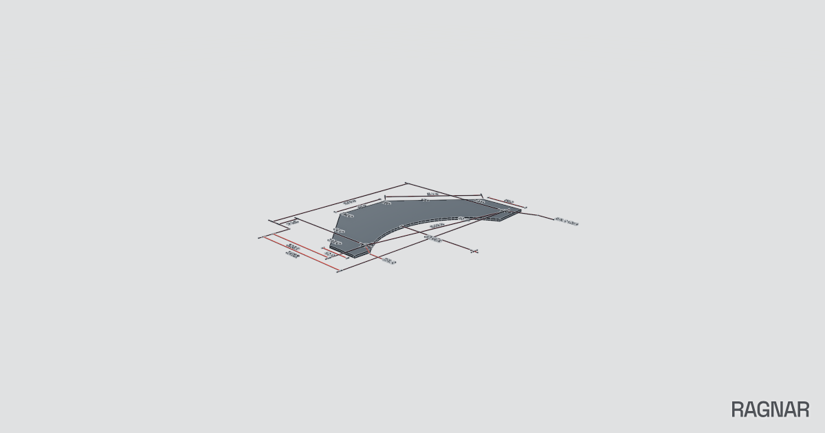 Metal plate with holes