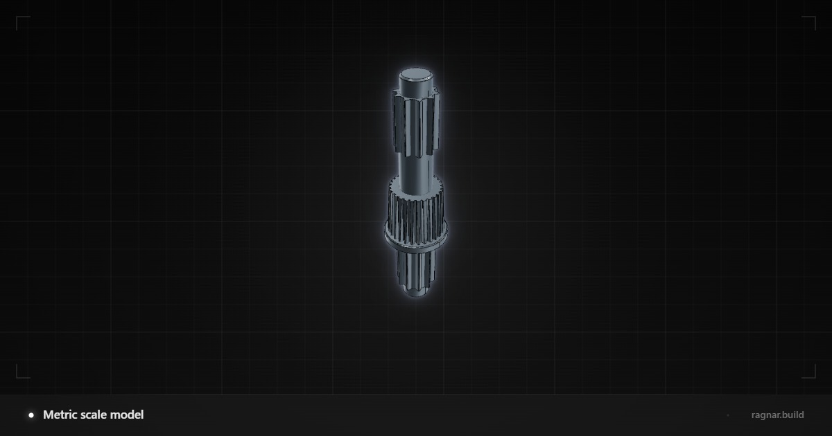 Industrial Spline Shaft