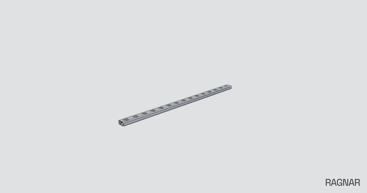 Perforated Rectangular Tube