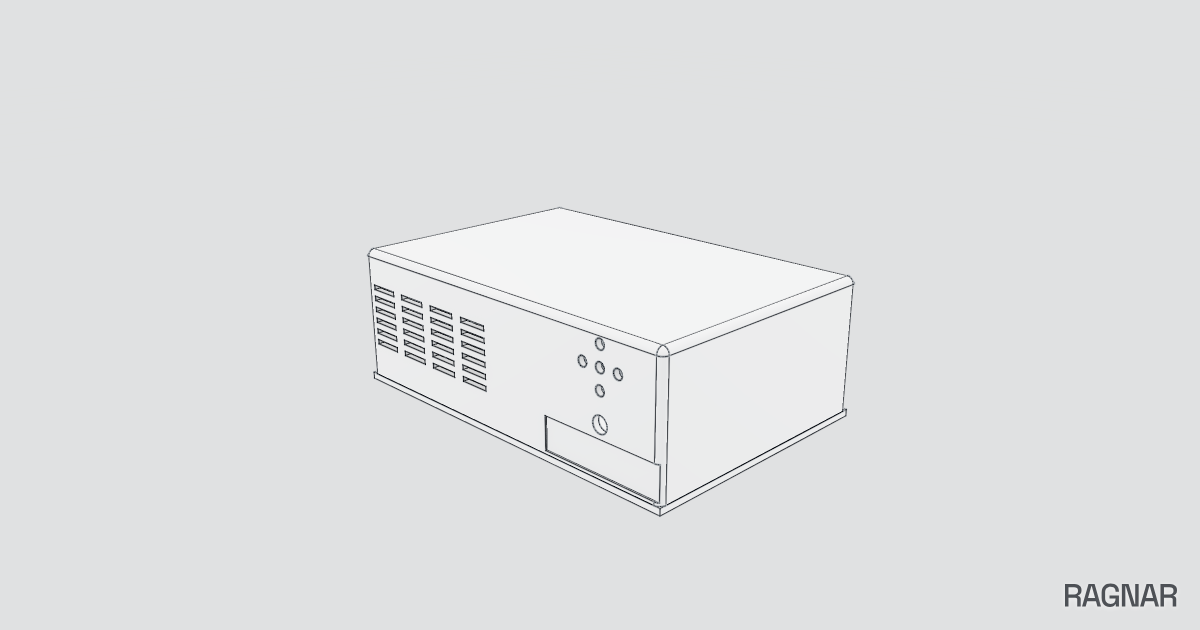 Wall-mounted gas alarm