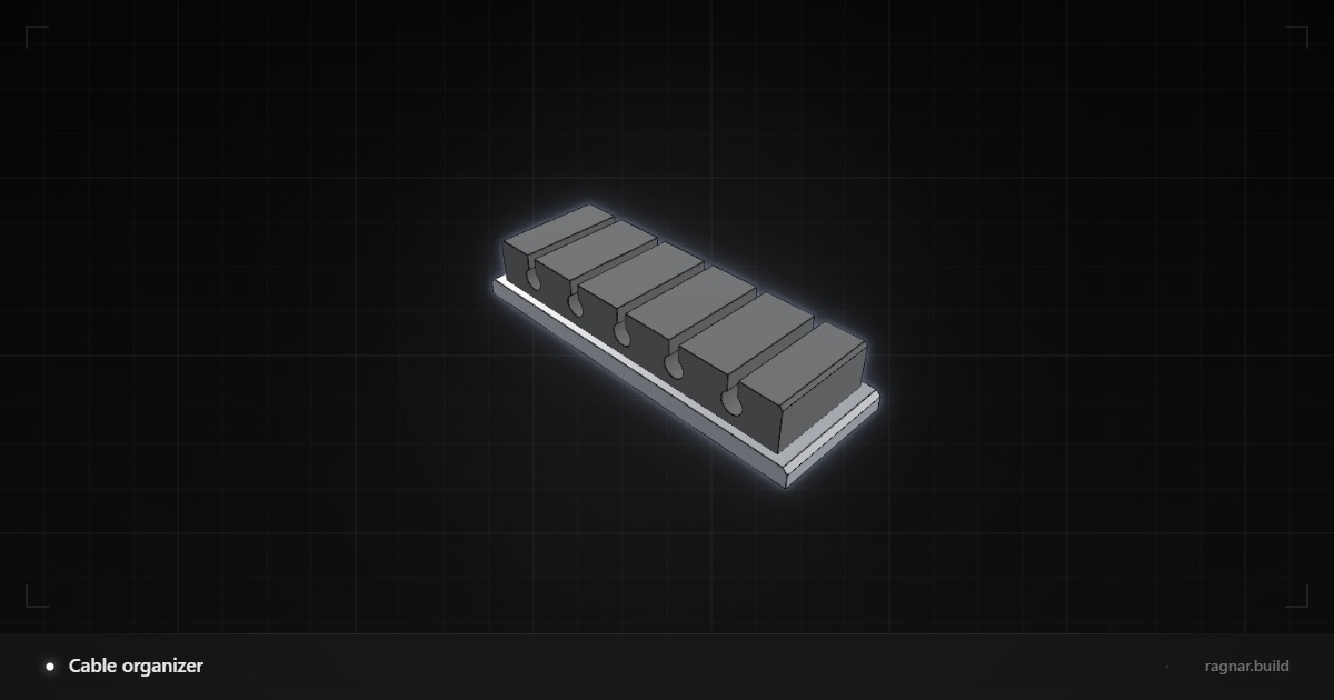 Slotted rubber rack