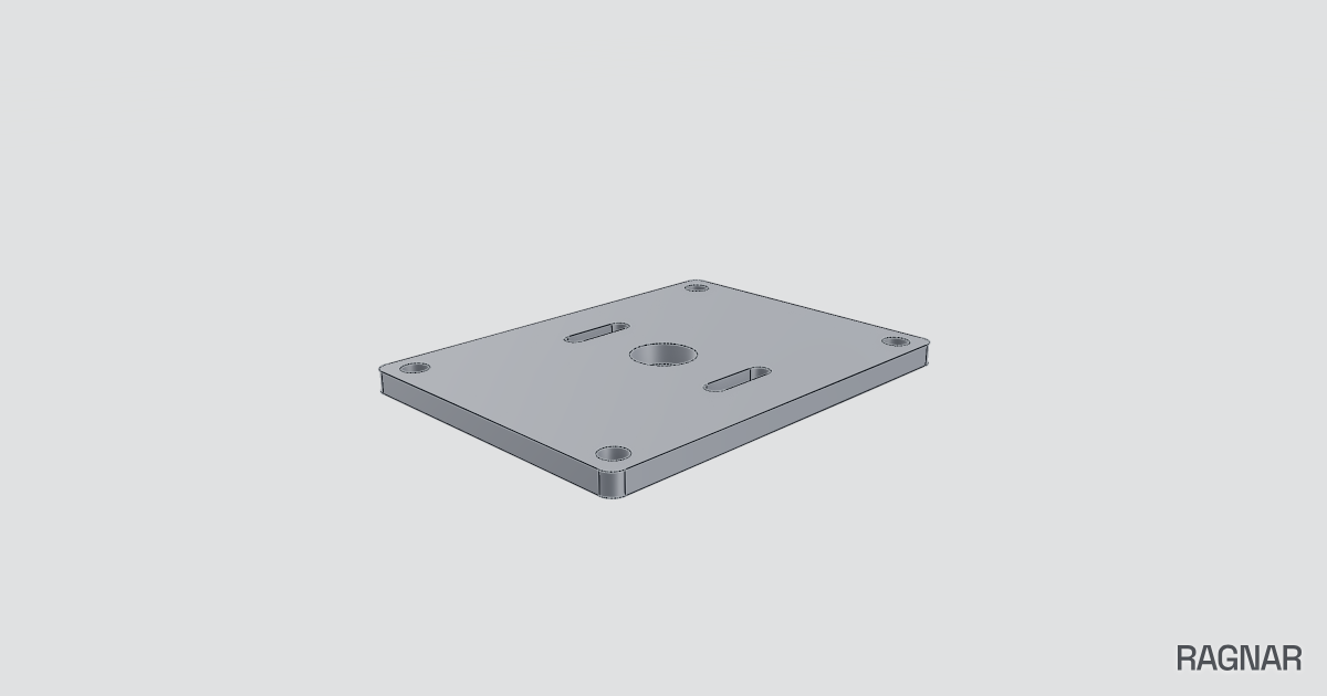 Motor mounting plate