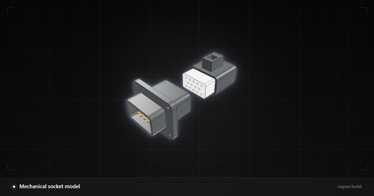 Mechanical socket model