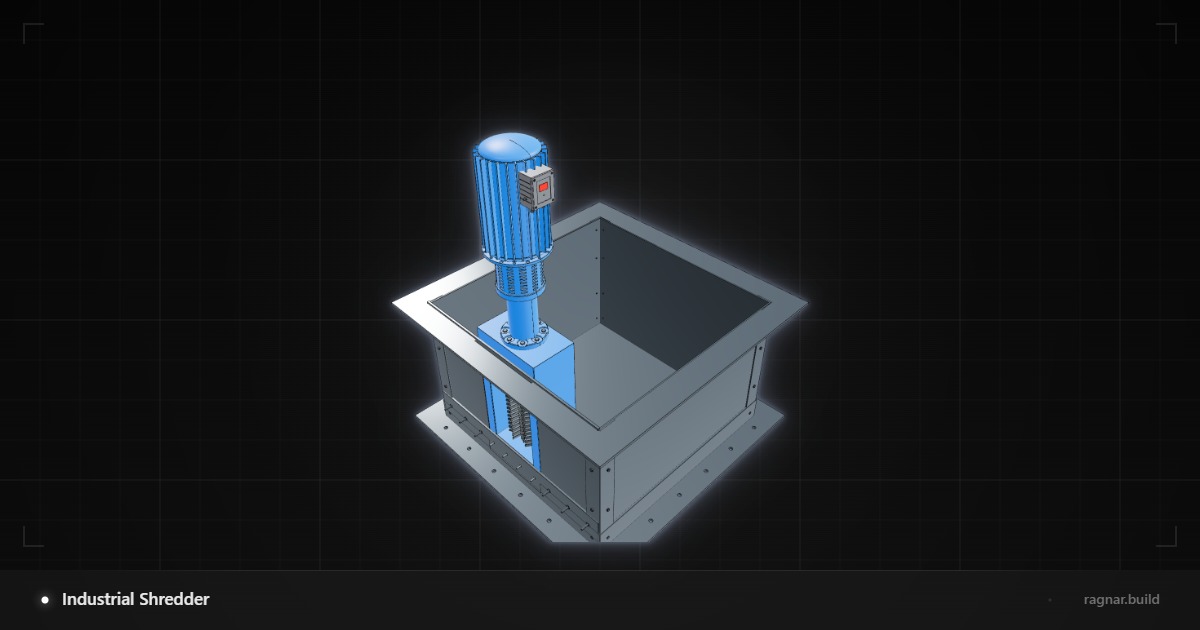 Industrial Shredder Machine