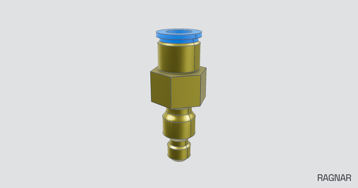 Pneumatic Straight Fitting
