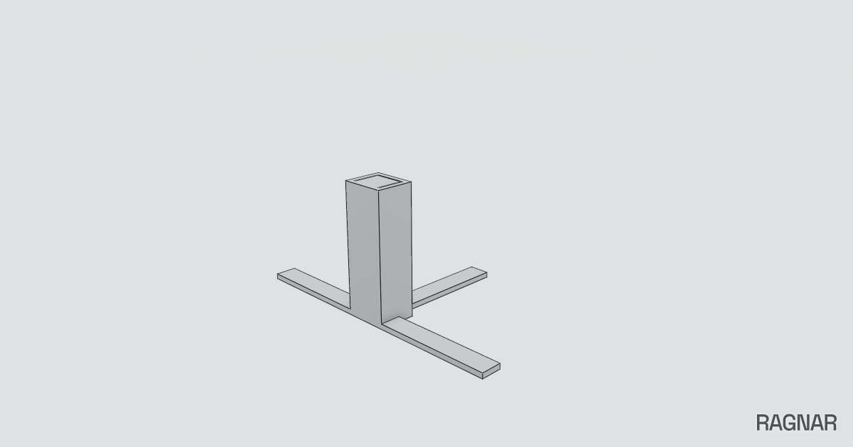 U-profile support stand