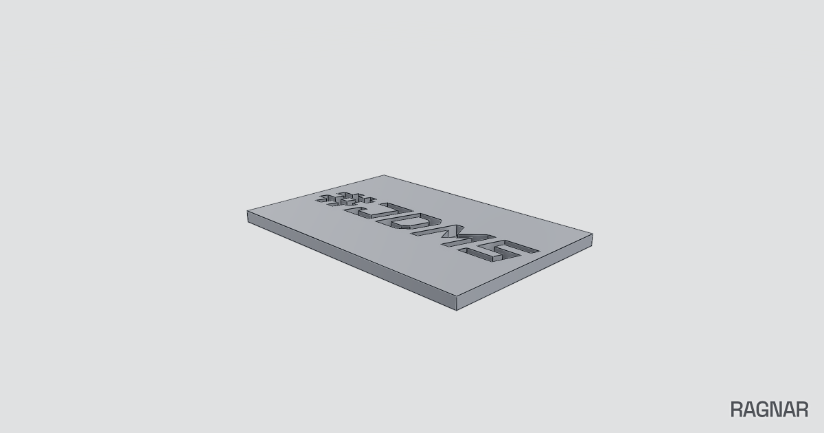 Custom Aluminum Tab