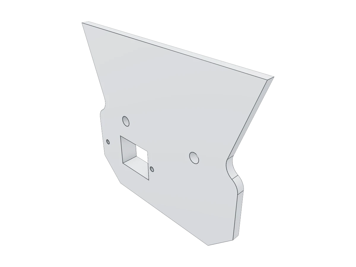 Machined Mounting Back Plate