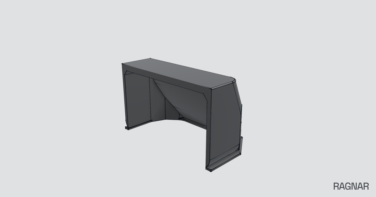 Headrest housing insert