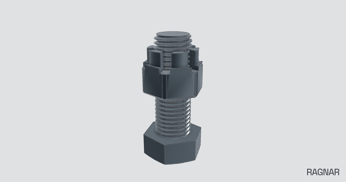 Slotted Hex Nut